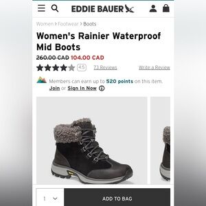 EDDIE BAUER RAINIER MID BOOT